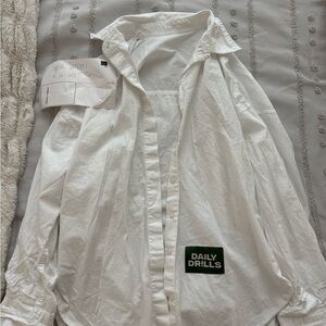 Daily Drills Logo Button Down Shirt